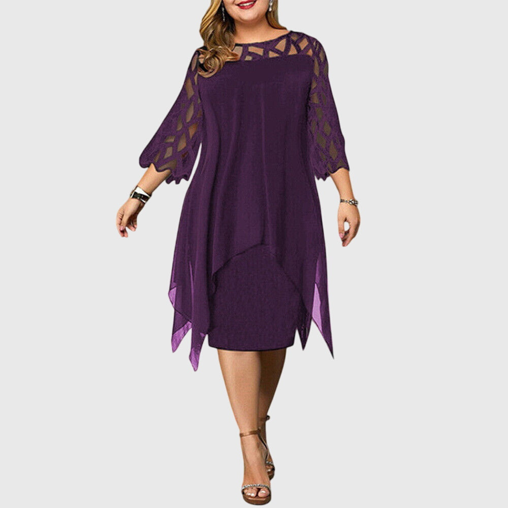 Mujer Vestido Elegante de Tela Cómoda con Diseño Versátil para Ocasiones Especiales 0