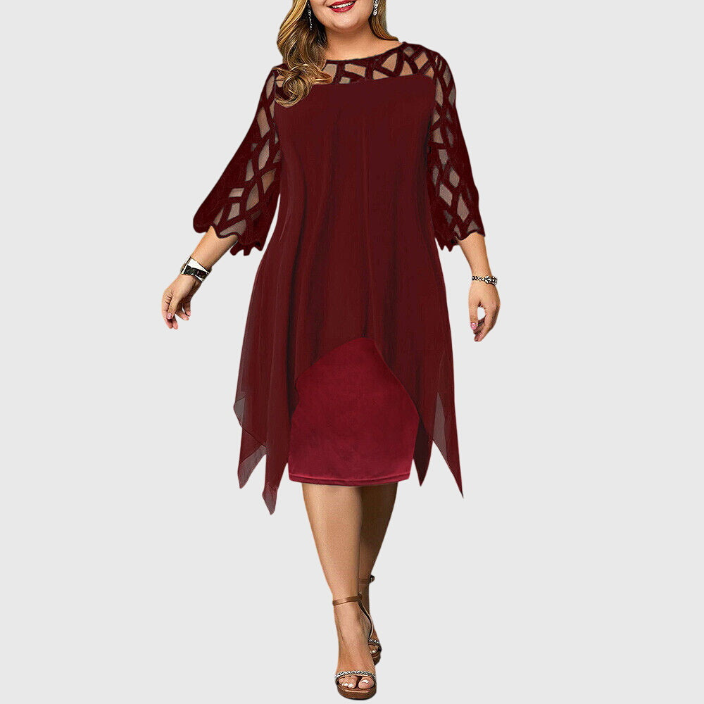 Mujer Vestido Elegante de Tela Cómoda con Diseño Versátil para Ocasiones Especiales 2