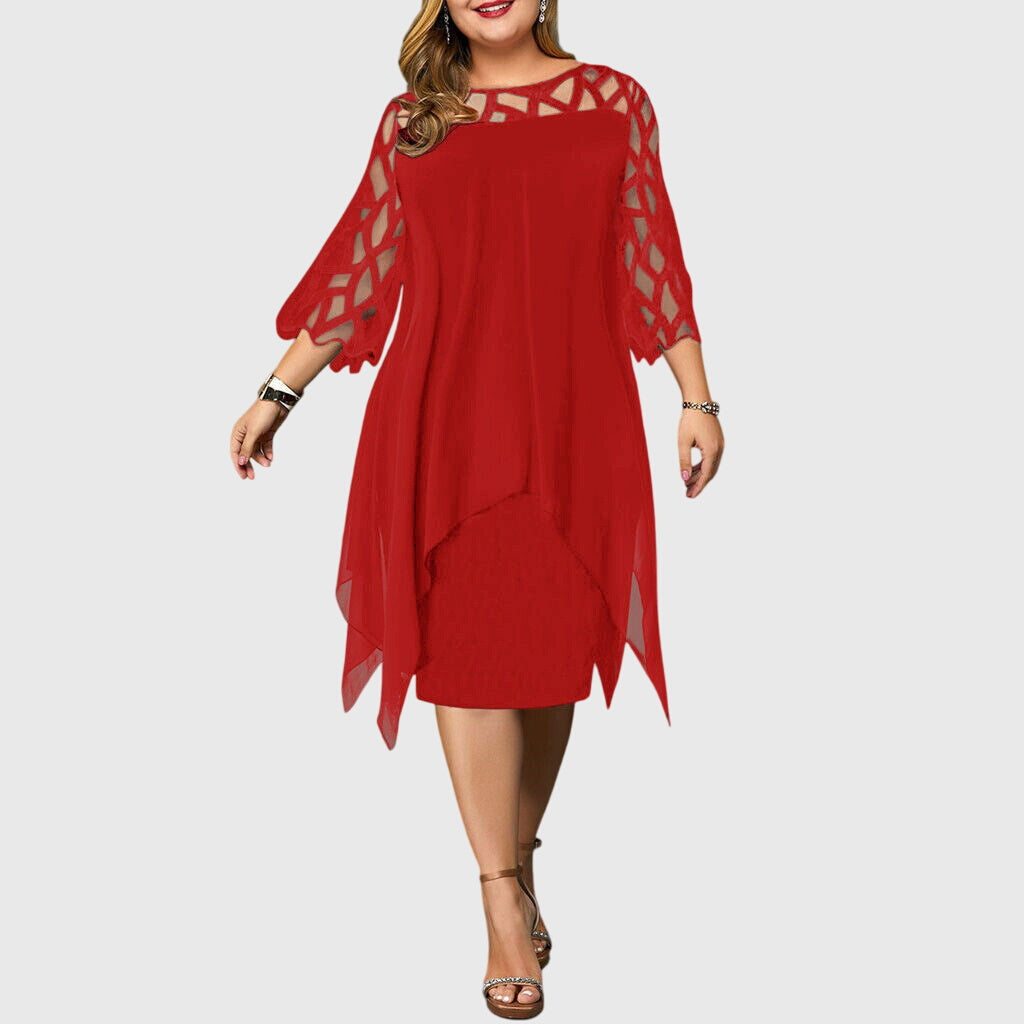 Mujer Vestido Elegante de Tela Cómoda con Diseño Versátil para Ocasiones Especiales 6