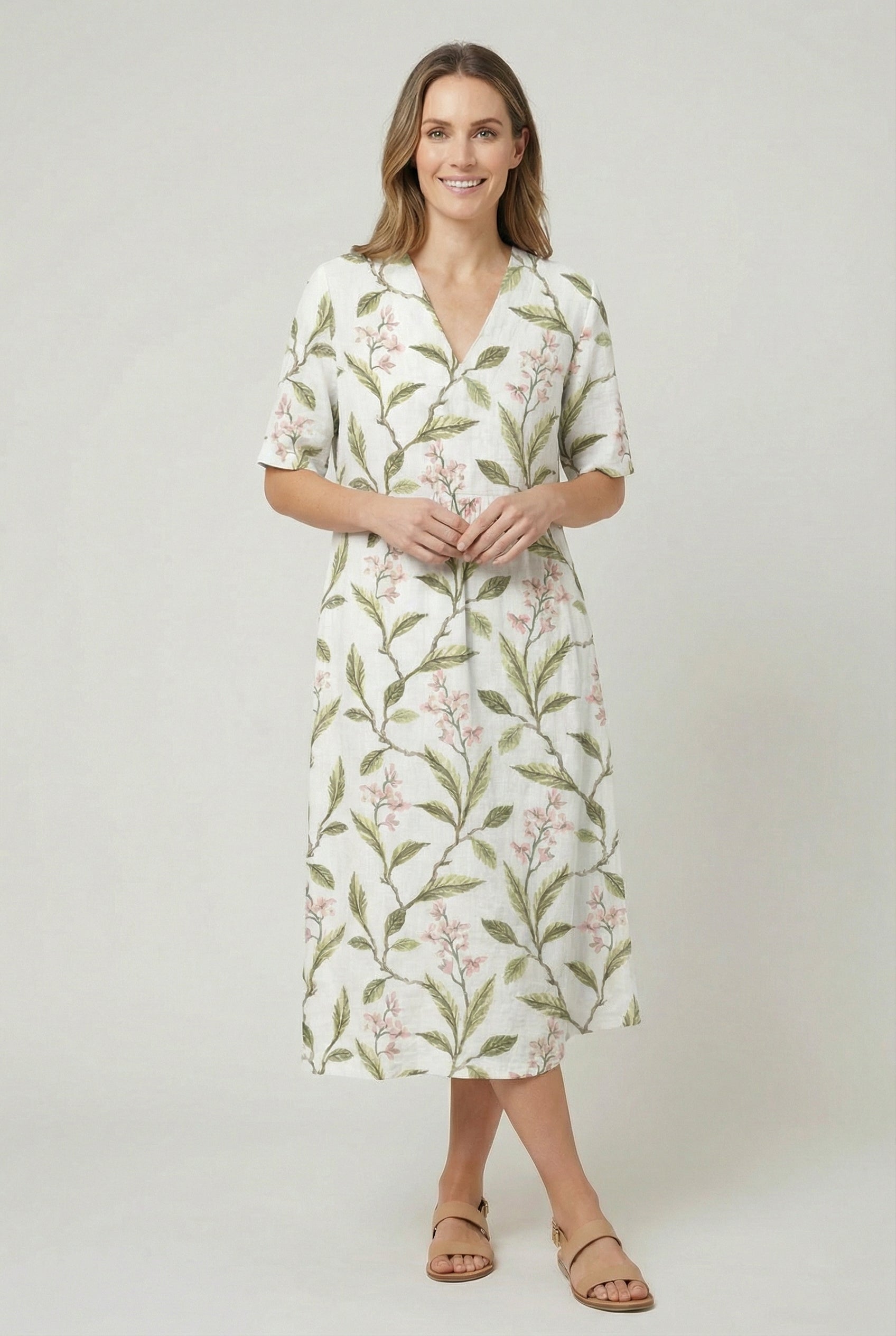 Mujer Vestido Floral Ligero Transpirable Casual Ocasiones Especiales 10