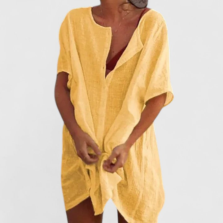 Mujer Vestido Túnica Ligero con Diseño Versátil y Ajuste Relajado para Ocasiones Casual 11