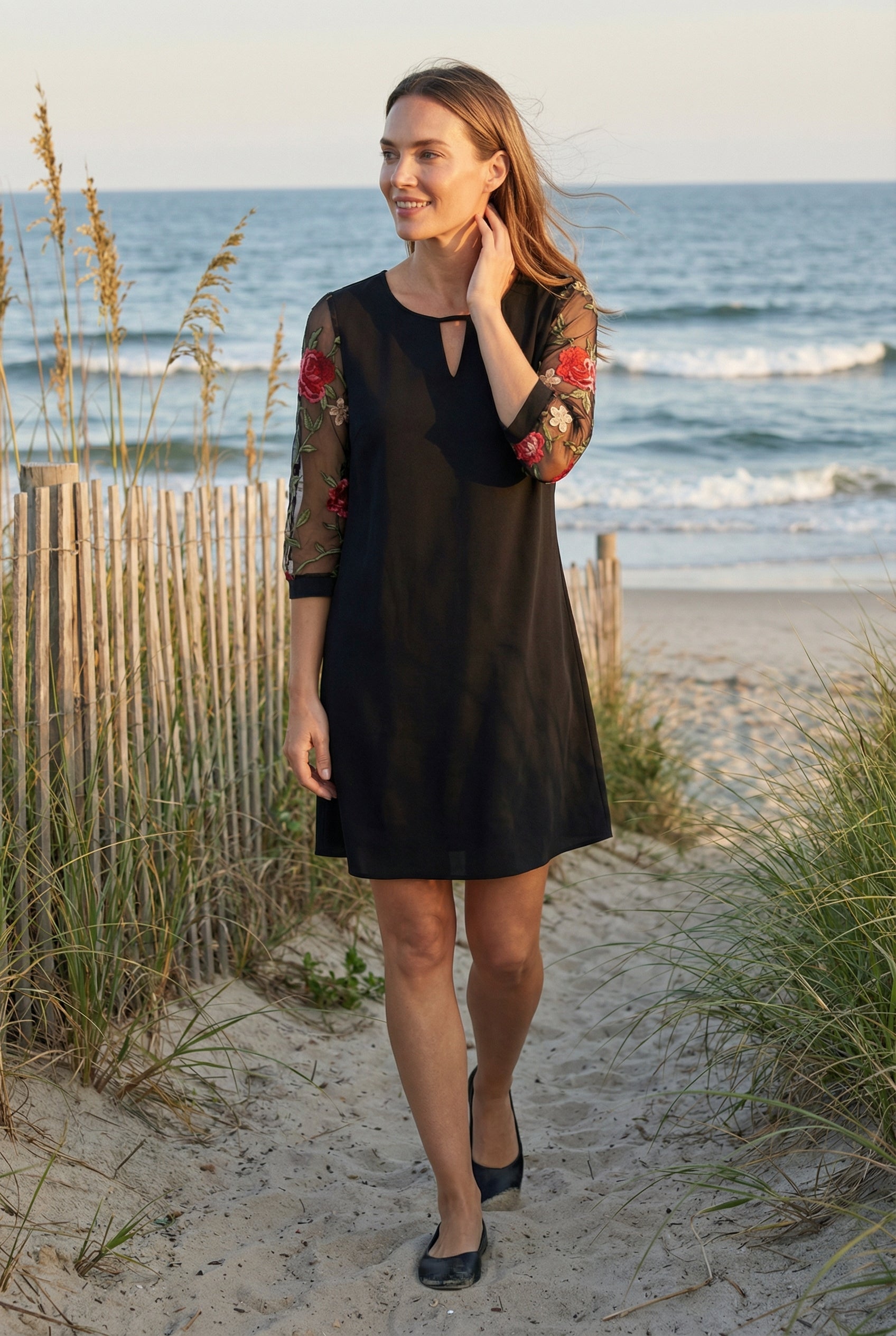 Mujer Vestido Verano Algodón Ligero Diseño Elegante 3