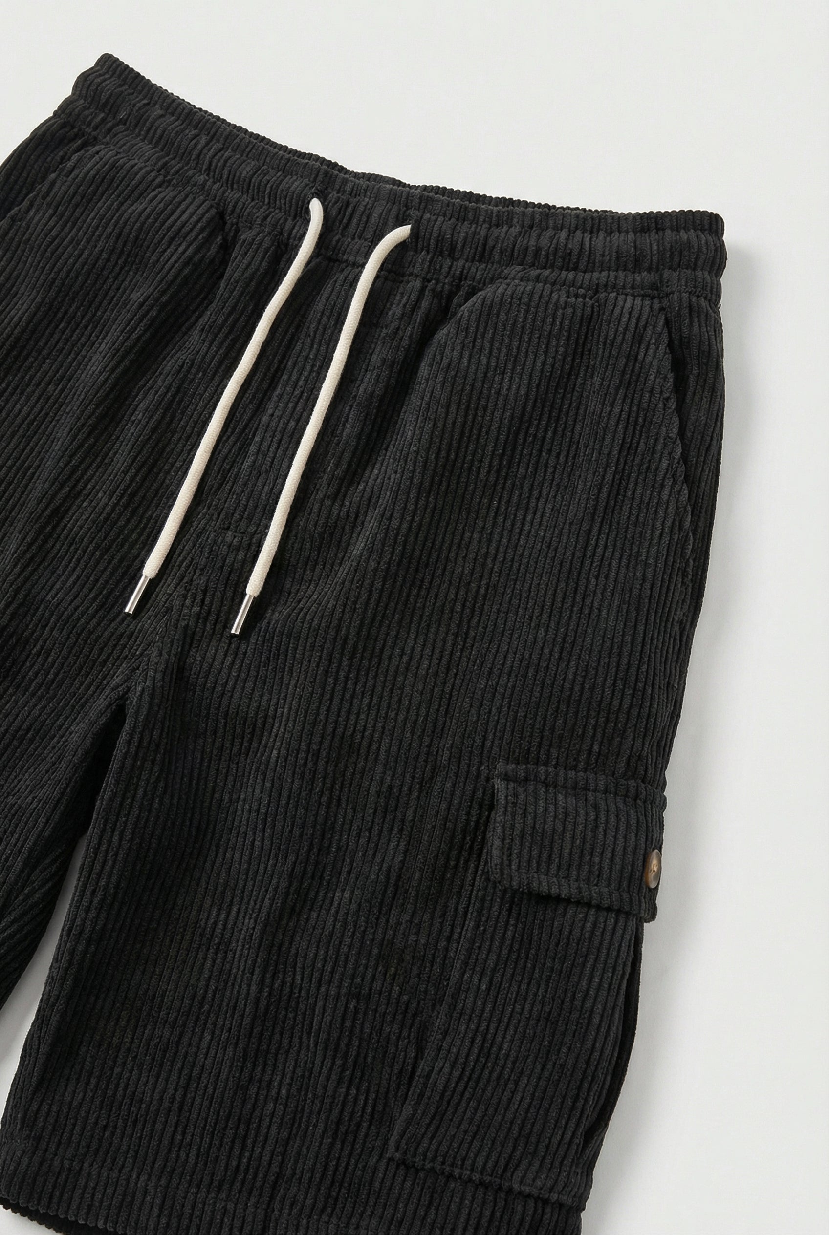 Pantalones Cortos Hombre Poliéster Casual Con Detalles Funcionales 2