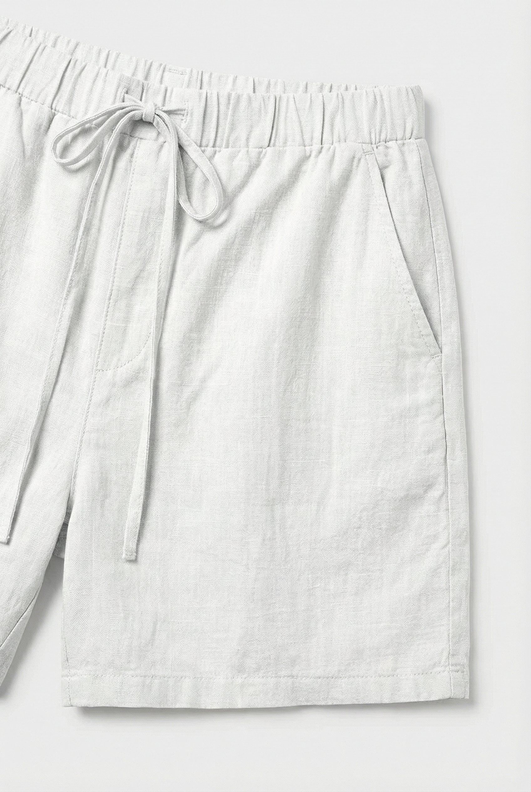 Pantalones Cortos Mujer Algodón y Lino Corte Holgado para Actividades de Verano 2