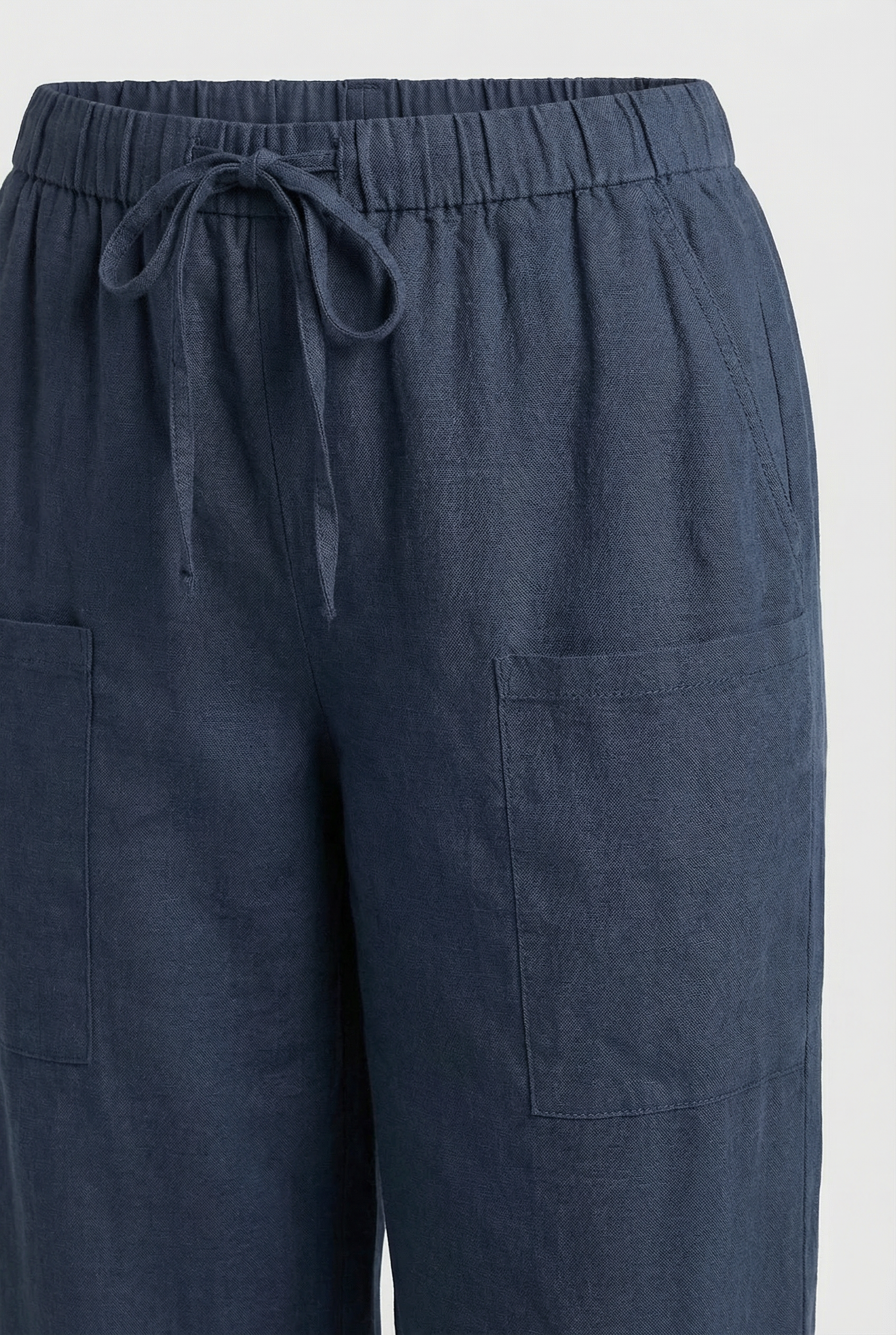 Pantalones Mujer Algodón Elástico Cintura Alta Ajuste Favorable Casual/Formal 2