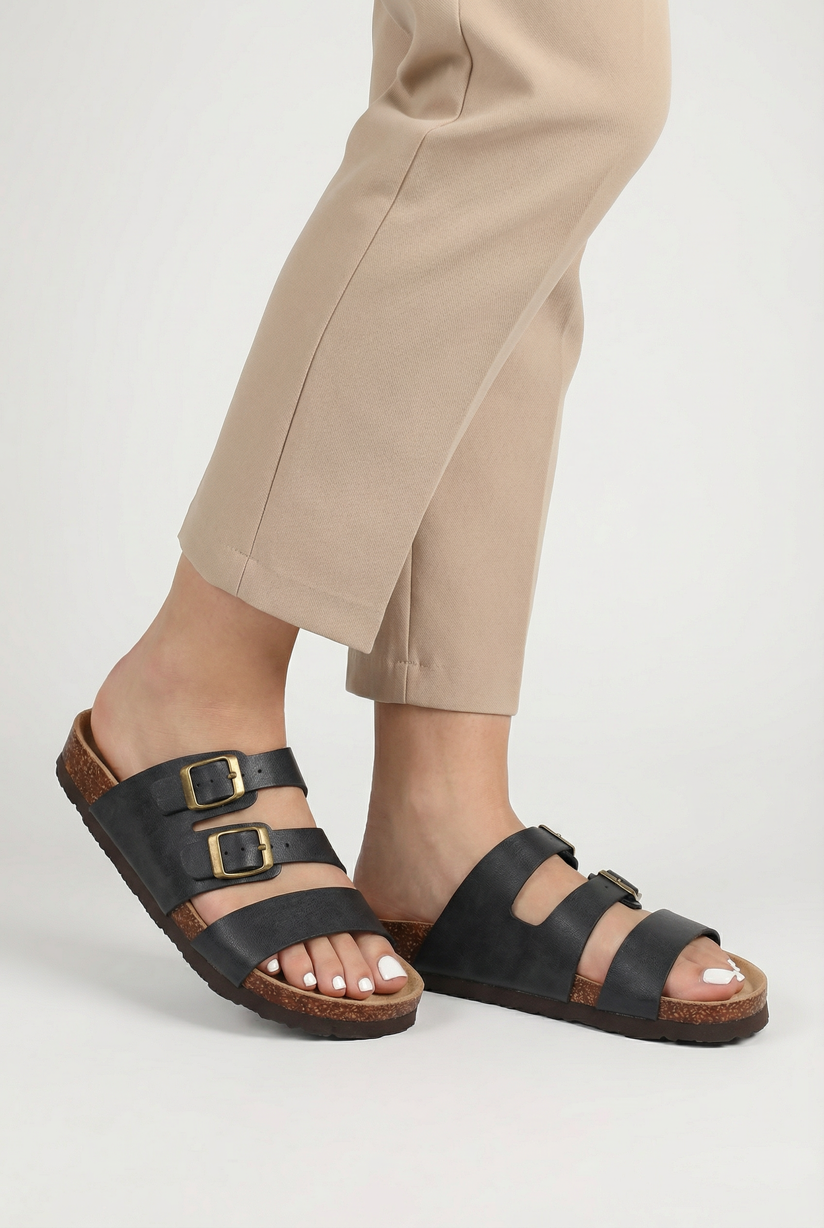 Sandalias Mujer Corcho Antideslizantes Plantilla Verano Casual 3