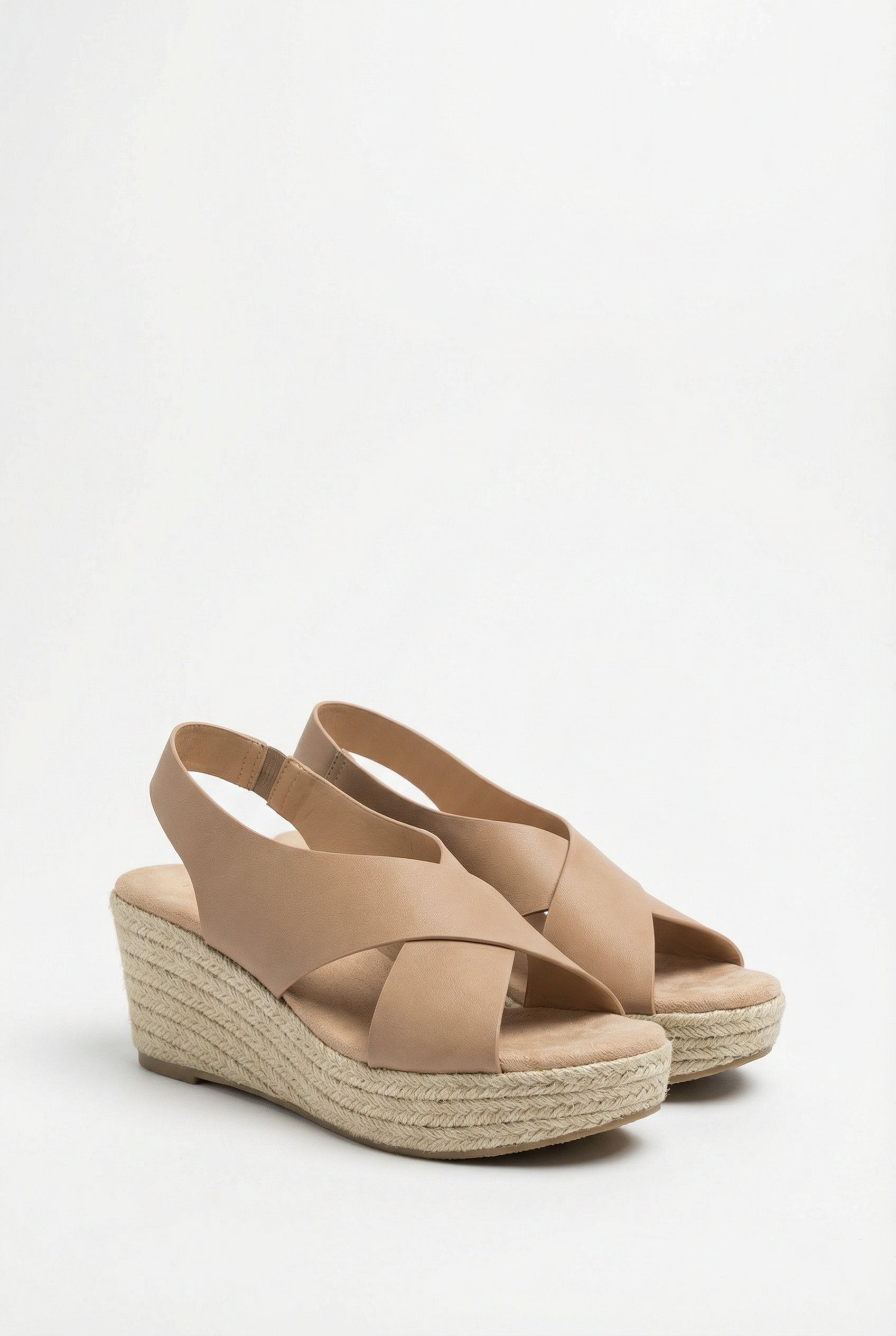 Sandalias Mujer Cuero Vegano Suela Acolchada Punta Abierta Correa Ajustable 2