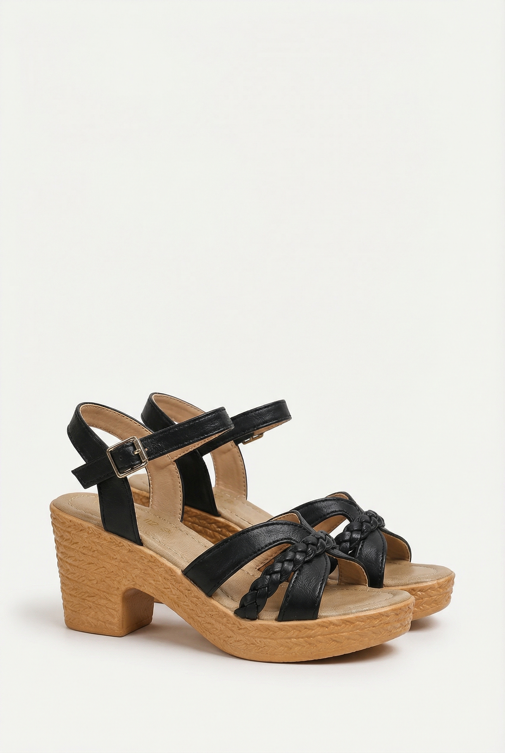 Sandalias Mujer Gladiador Sintético Plataforma Gruesa Con Correas Ajustables 2