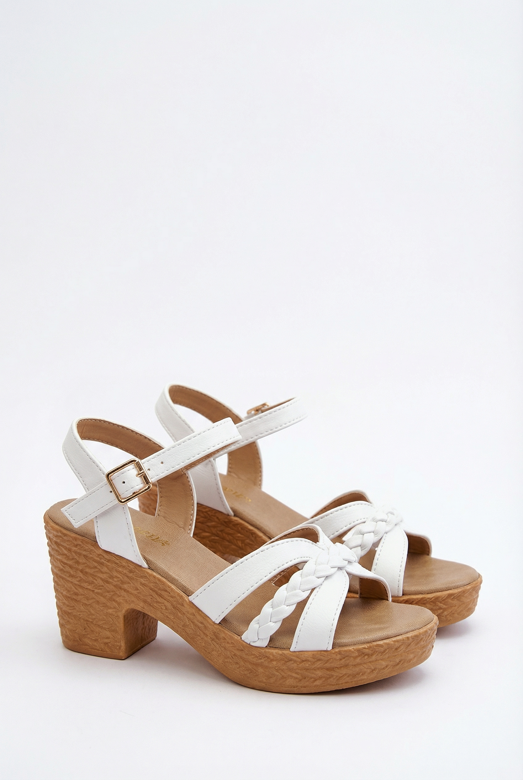 Sandalias Mujer Gladiador Sintético Plataforma Gruesa Con Correas Ajustables 4