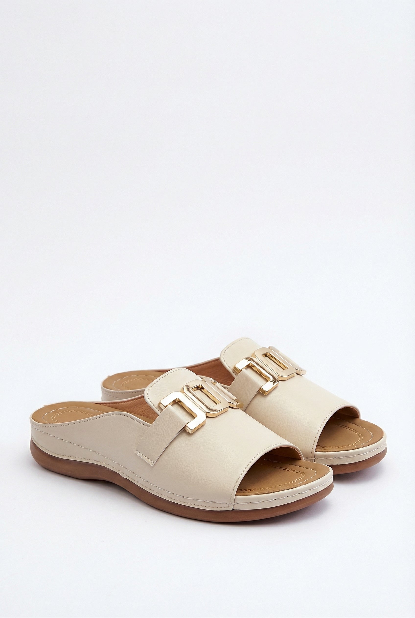 Sandalias Mujer PVC Punta Abierta Plantilla Acolchada Diseño Sin Cordones 2