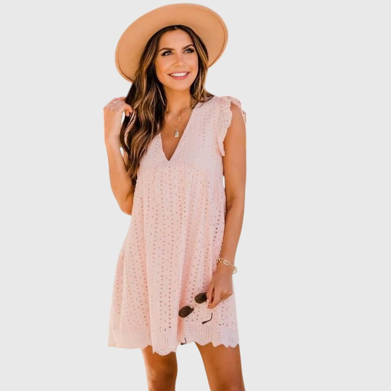 Vestido De Mujer Casual 2 En 1 Con Bolsillos Invisibles Y Diseño Versátil 4