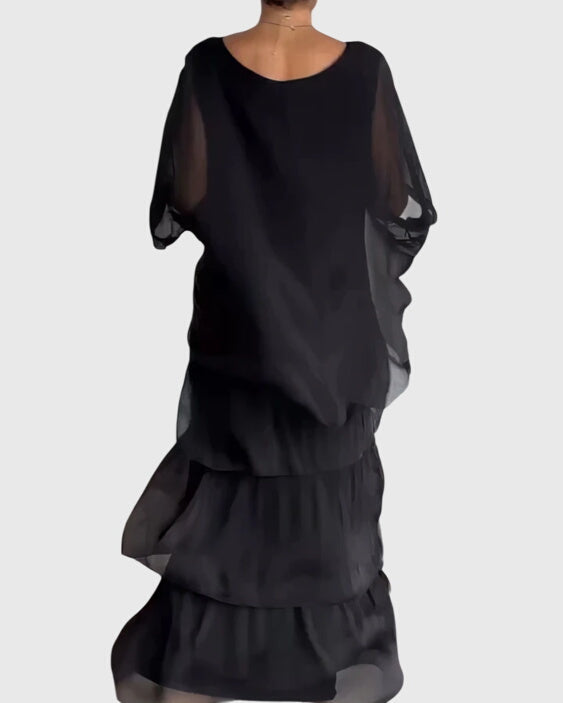 Vestido Largo Mujer Tejido Ligero Transpirable Elegante Para Ocasiones Especiales 2