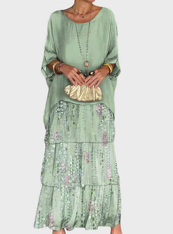 Vestido Largo Mujer Tejido Ligero Transpirable Elegante Para Ocasiones Especiales 9