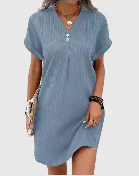 Vestido Mujer Casual Tela Suave Ajuste Relajado Diseño Versátil 2