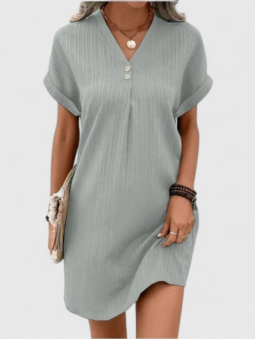 Vestido Mujer Casual Tela Suave Ajuste Relajado Diseño Versátil 3