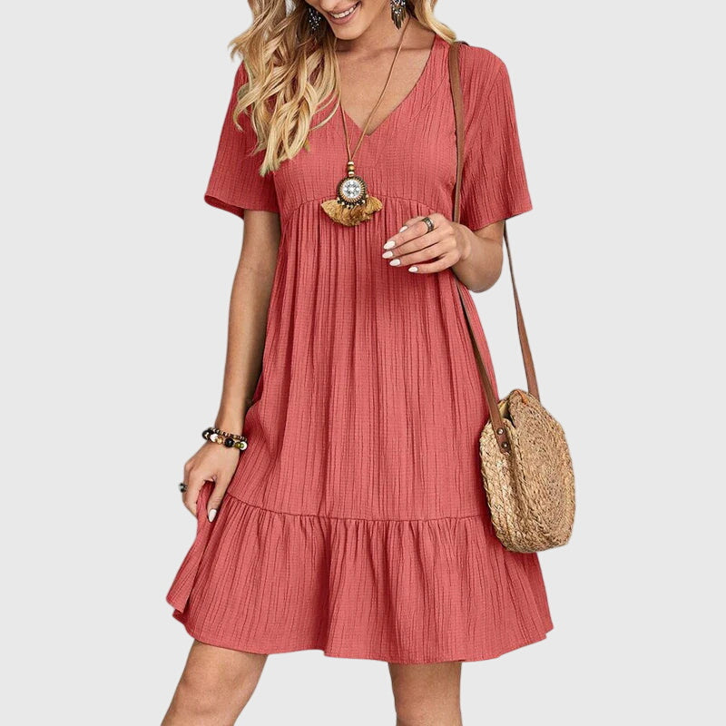 Vestido Mujer Elegante Poliéster Ajuste Favorecedor Diseño Versátil 1