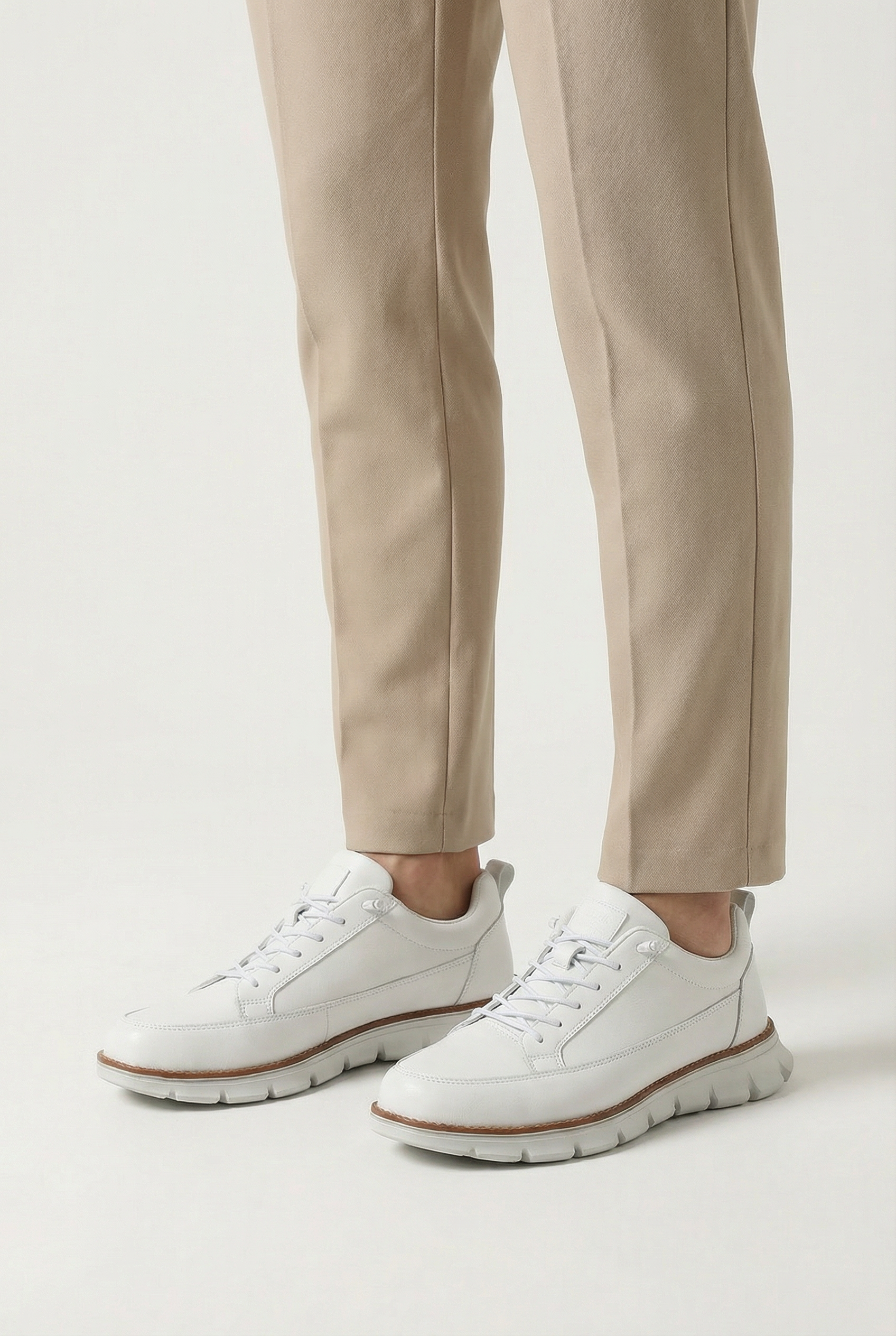 Zapatillas Hombre Cuero Genuino Diseño Ergonómico Con Plantilla Acolchada 5