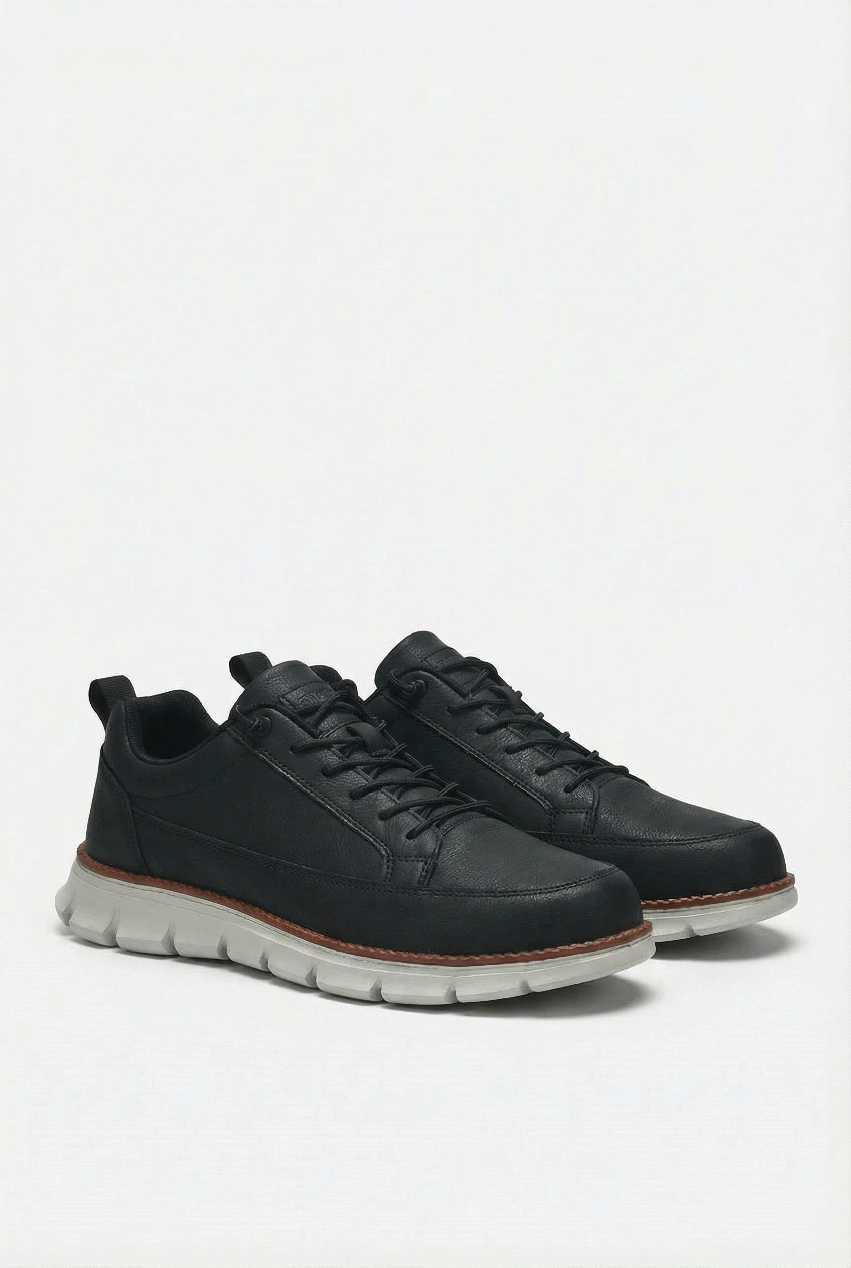 Zapatillas Hombre Cuero Genuino Diseño Ergonómico Con Plantilla Acolchada 6