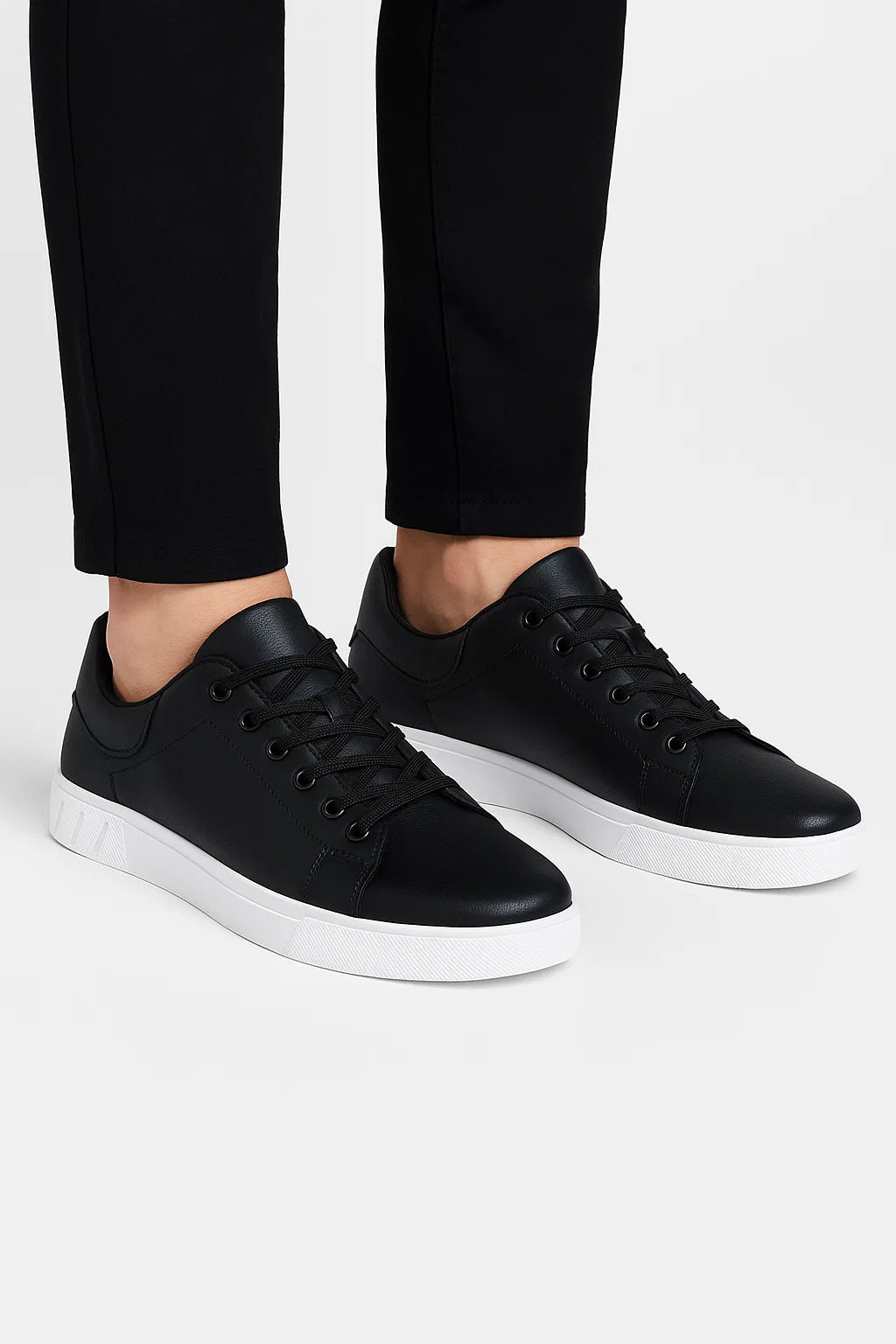 Zapatillas de Hombre Casual PVC Duraderas con Cordones 1