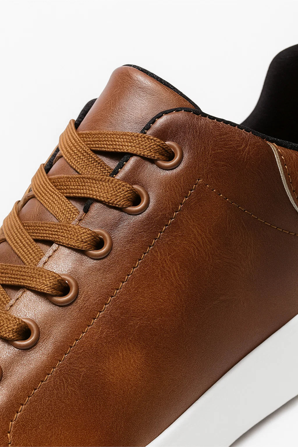 Zapatillas de Hombre Casual PVC Duraderas con Cordones 5