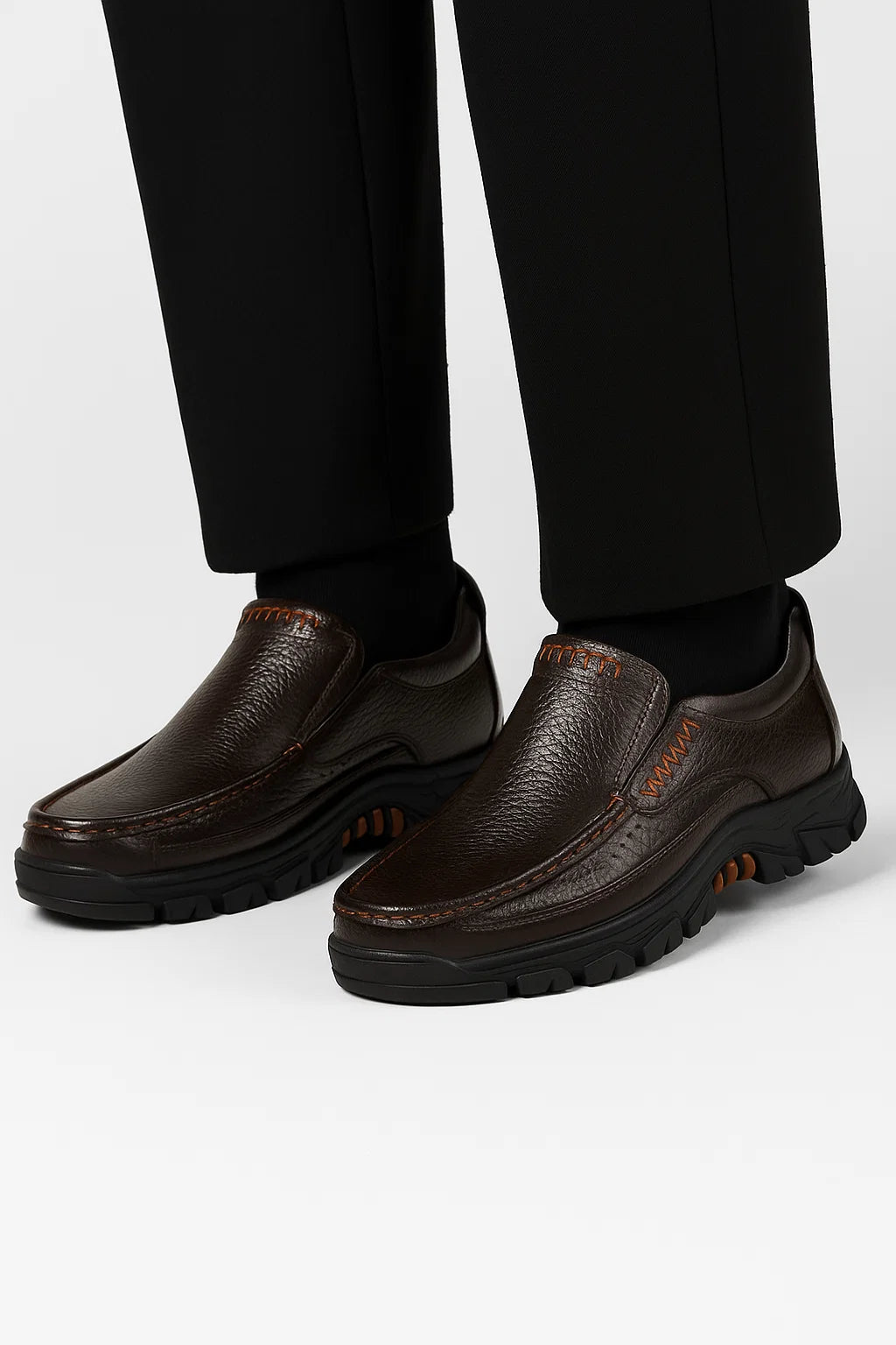Zapatos Oxford Hombre Cuero Antideslizante Formal 2