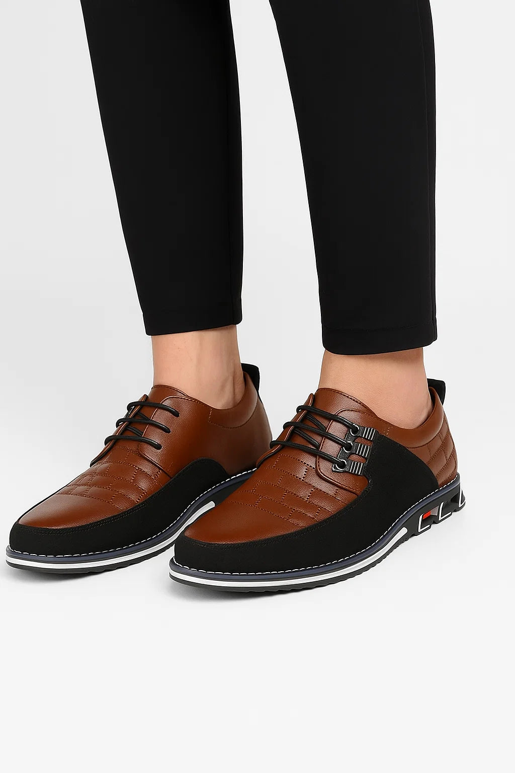 Zapatos Oxford Hombre Cuero Diseño Ergonómico 2