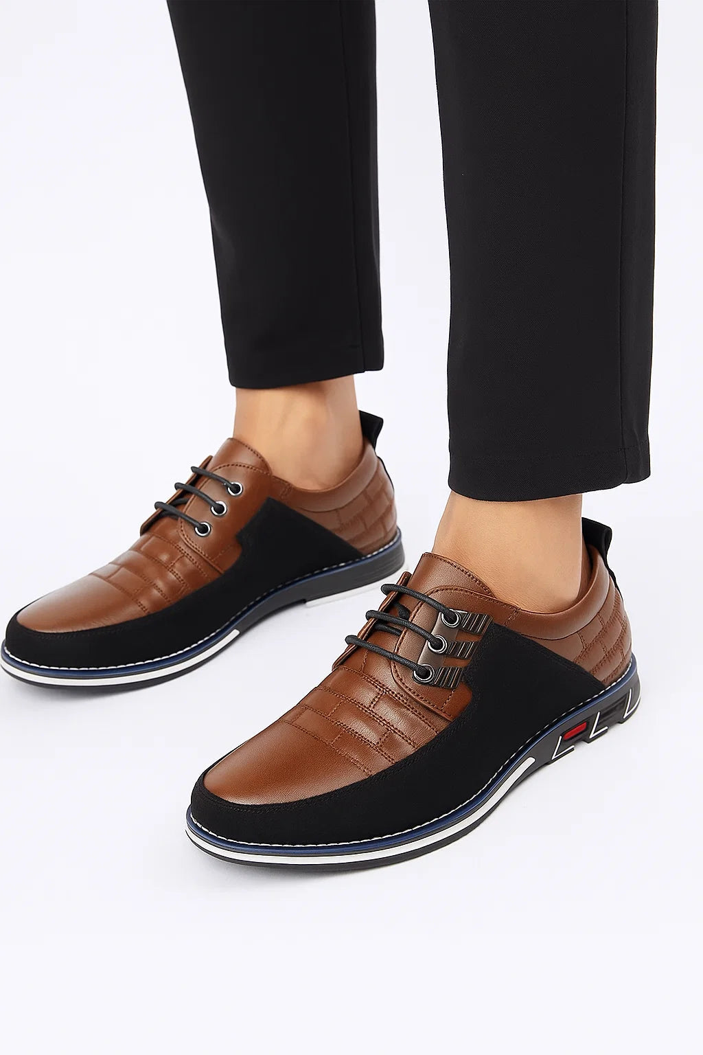 Zapatos Oxford Hombre Cuero Diseño Ergonómico 3