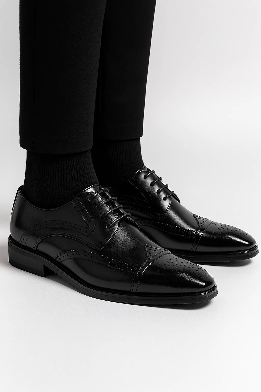 Zapatos de Vestir para Hombre Oxford Cuero Genuino 2