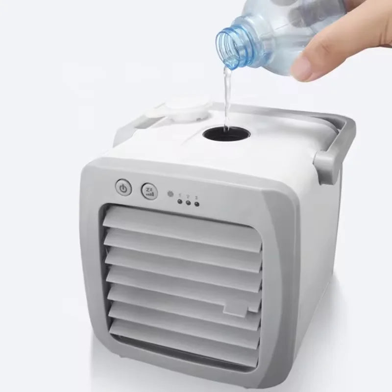 Aire Acondicionado Portátil 4-en-1 Humidificador Purificador - Uso en Casa