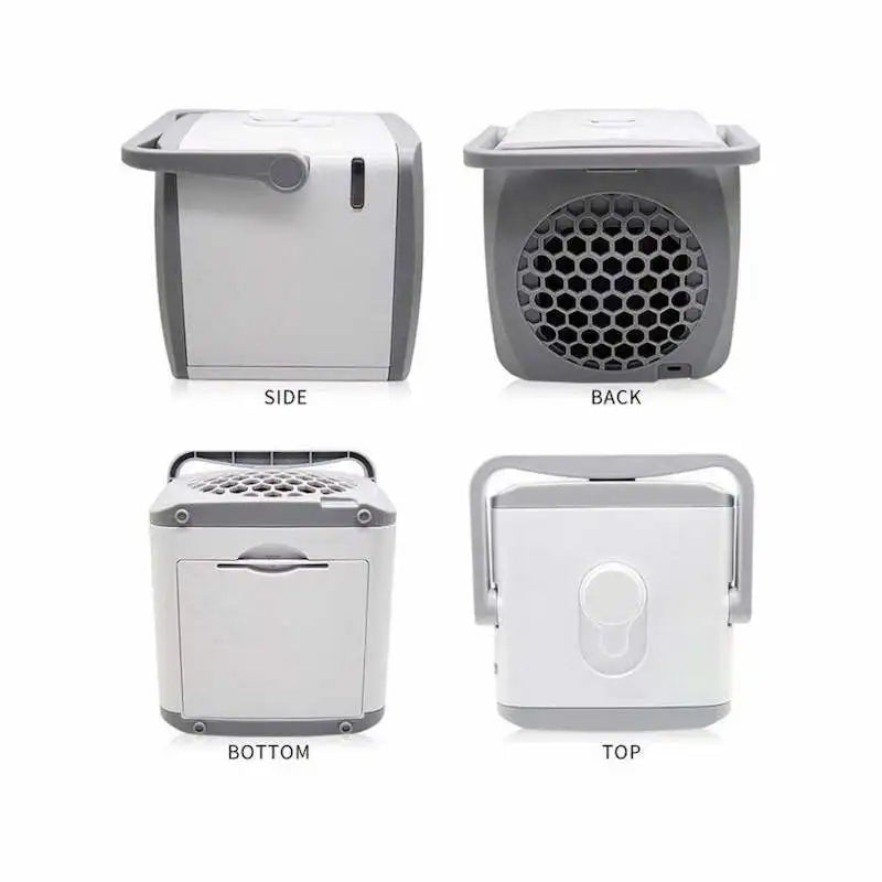 Aire Acondicionado Portátil 4-en-1 Humidificador Purificador - Uso en Casa